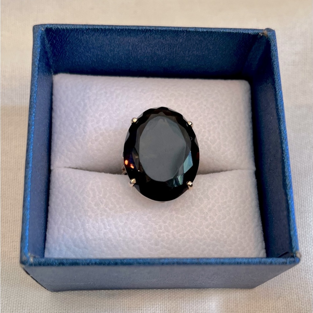 Vintage Smokey Topaz Quartz Ring